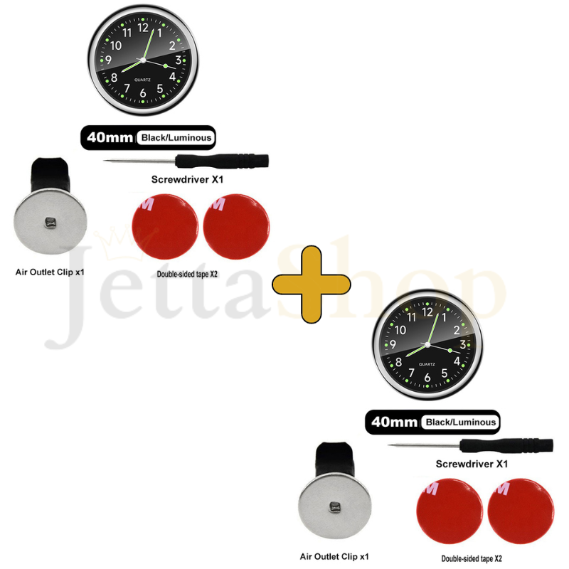 [PAGUE 1 LEVE 2] Mini Relógio Vintage de Painel Automotivo - ClockJetta™