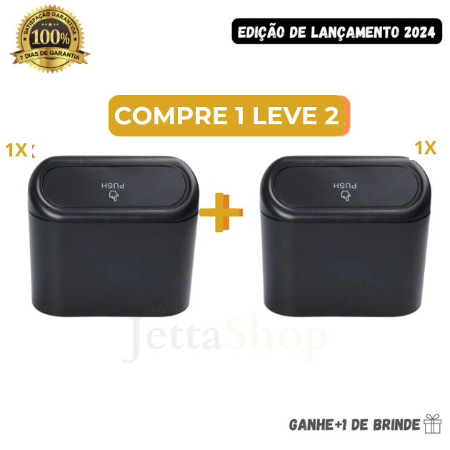 (COMPRE 1 LEVE 2) Kit Porta Resíduos Automotivo - BagJettaCar™