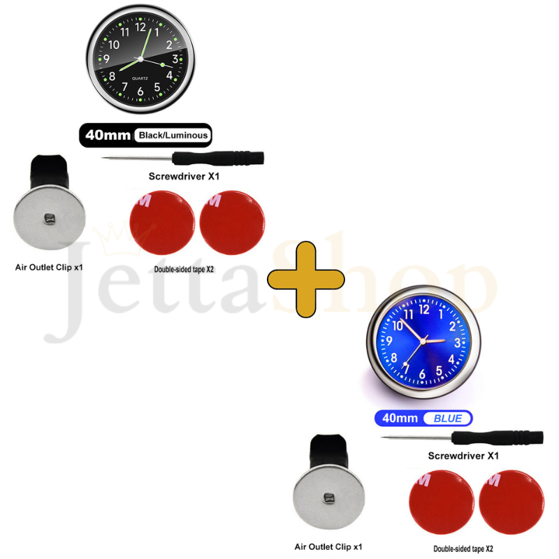 [PAGUE 1 LEVE 2] Mini Relógio Vintage de Painel Automotivo - ClockJetta™