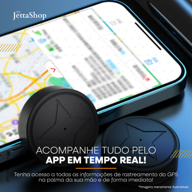 [PAGUE 1 LEVE 2] Mini Rastreador GPS - TrackJetta™ (ESPECIAL PRÉ BLACK FRIDAY)