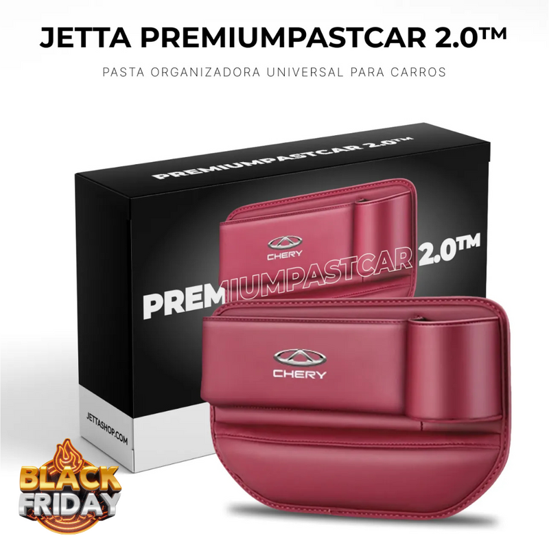 Jetta PremiumPastCar 2.0™ - Pasta Organizadora Universal e Personalizada para Carros [ESPECIAL BLACK FRIDAY]