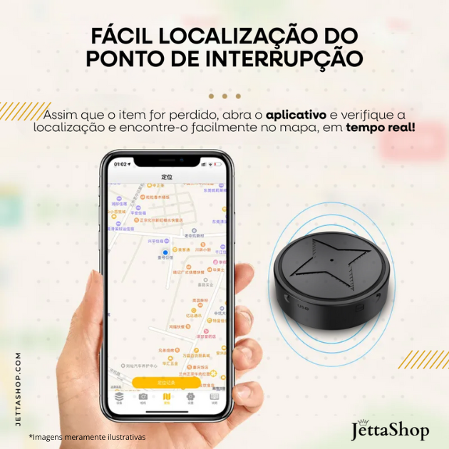 [PAGUE 1 LEVE 2] Mini Rastreador GPS - TrackJetta™ (ESPECIAL PRÉ BLACK FRIDAY)