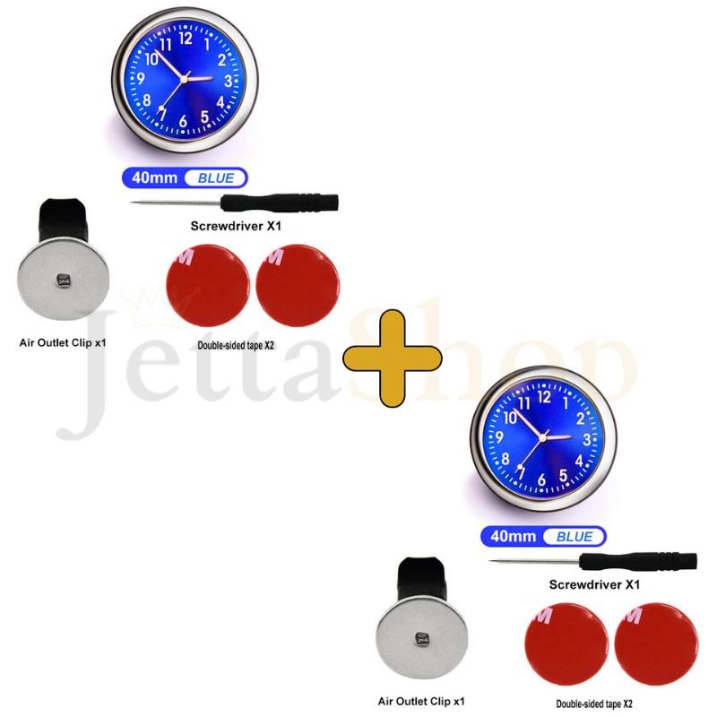 [PAGUE 1 LEVE 2] Mini Relógio Vintage de Painel Automotivo - ClockJetta™