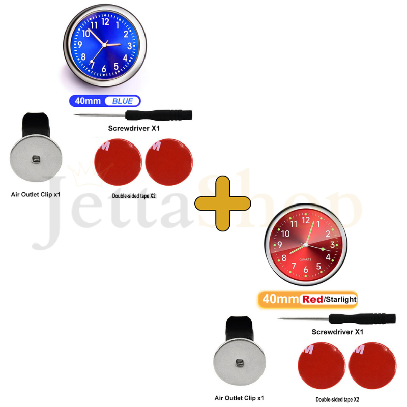 [PAGUE 1 LEVE 2] Mini Relógio Vintage de Painel Automotivo - ClockJetta™