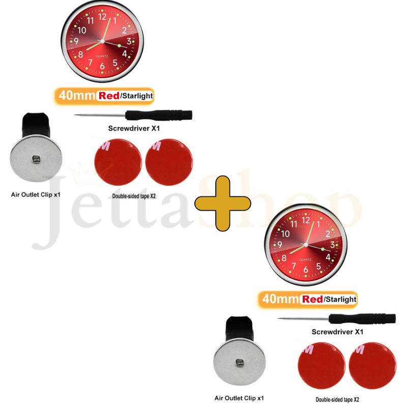 [PAGUE 1 LEVE 2] Mini Relógio Vintage de Painel Automotivo - ClockJetta™