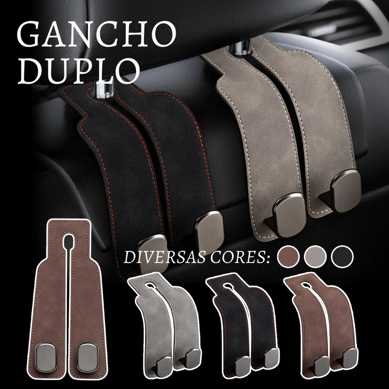 Suporte Duplo de Bolsas e Sacolas Multifuncional para Carros - Jetta DuoBag™ {ESTOQUE LIMITADO}