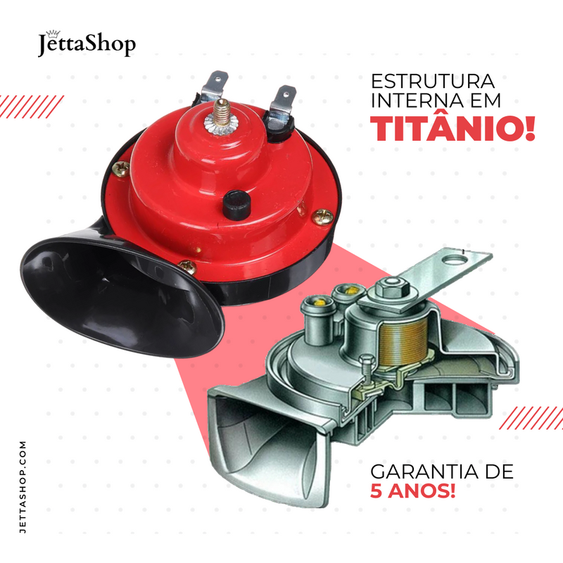 Buzina Turbo Automotiva - Compre 1 Leve 2 HornMaxJetta™ [PROMOÇÃO LIMITADA ATÉ 23:59 DE HOJE]