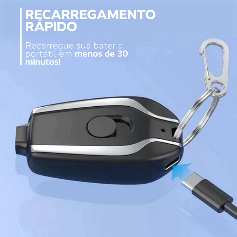 Key Battery™ - Mini Carregador Portátil  - PAGUE 1 E LEVE 2