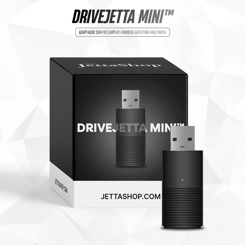 Adaptador Sem fio CarPlay/Android Auto para Multimídia - DriveJetta Mini™ (PROMOÇÃO LIMITADA)