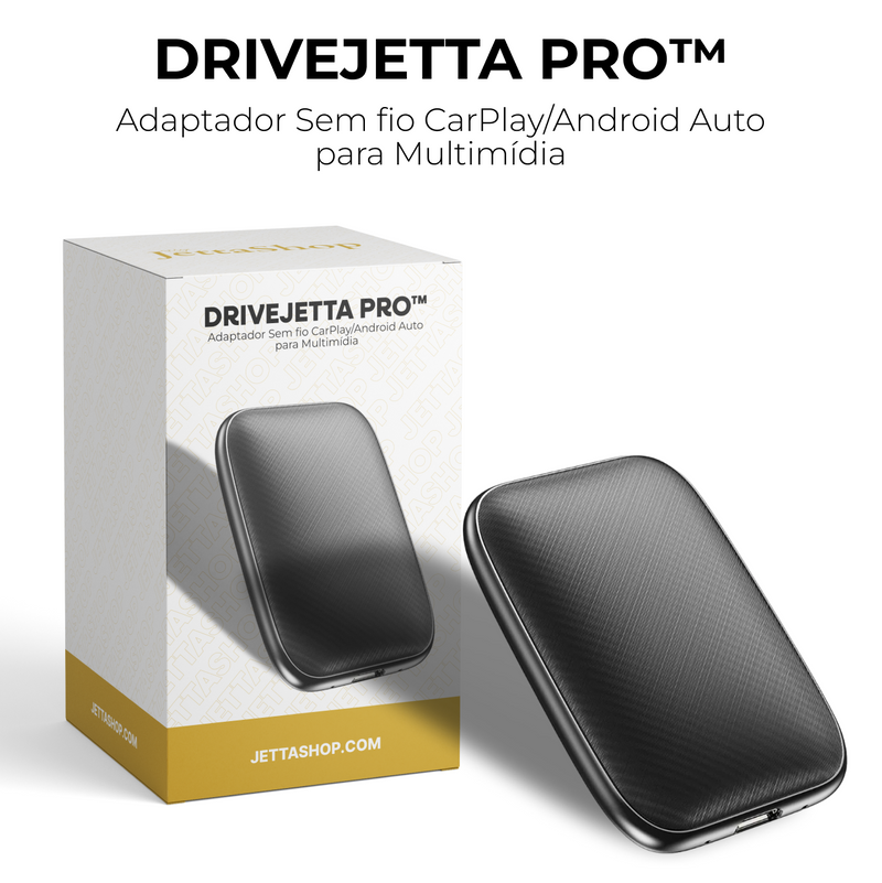 Adaptador Sem fio CarPlay/Android Auto para Multimídia - DriveJetta Pro™ [ESTOQUE LIMITADO]