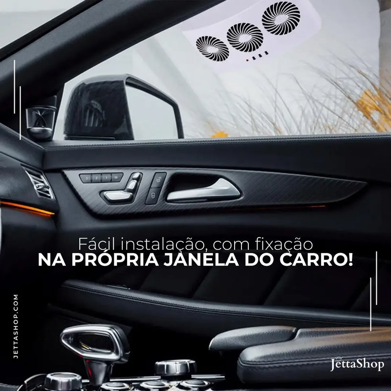 VentJetta Pro™ - Ventilador Triplo de Janela para Carros [PROMOÇÃO LIMITADA ATÉ HOJE 23:59]