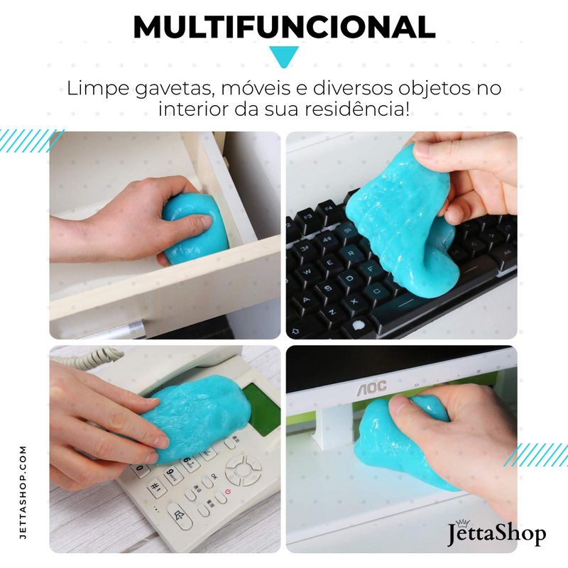 (Compre 1 Leve 2) Gel Mágico de Limpeza Automotivo - GelSilicon Jetta™