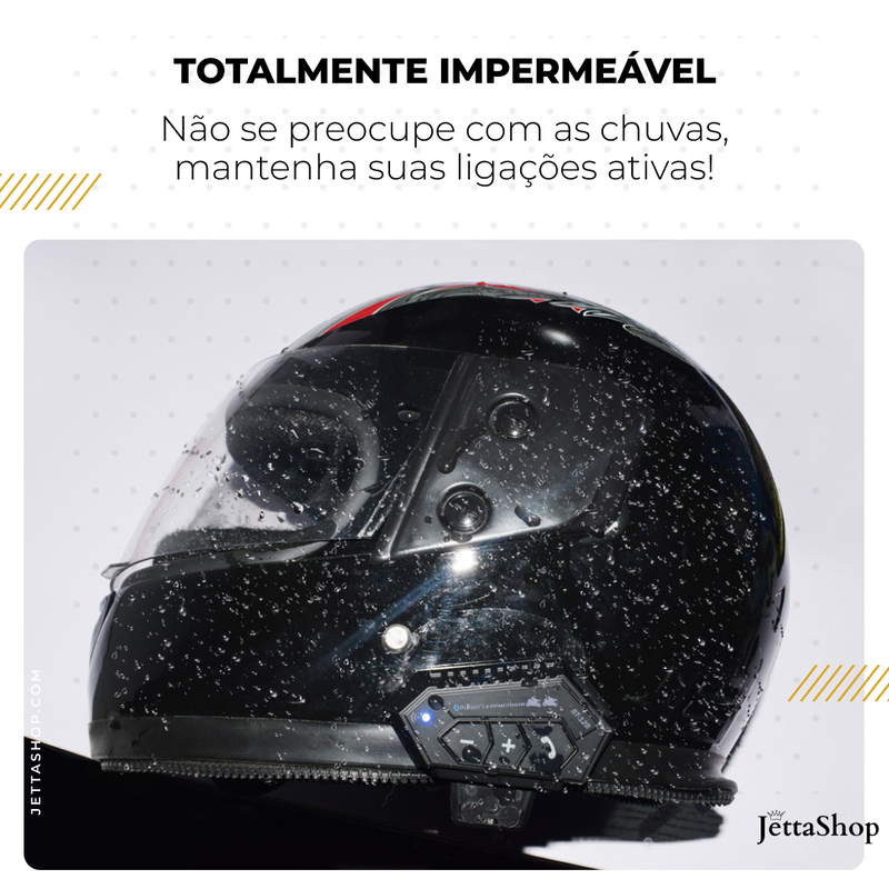 Fone de Ouvido Sem Fio para Capacete Universal - MicJetta™ [PROMOÇÃO RELÂMPAGO]