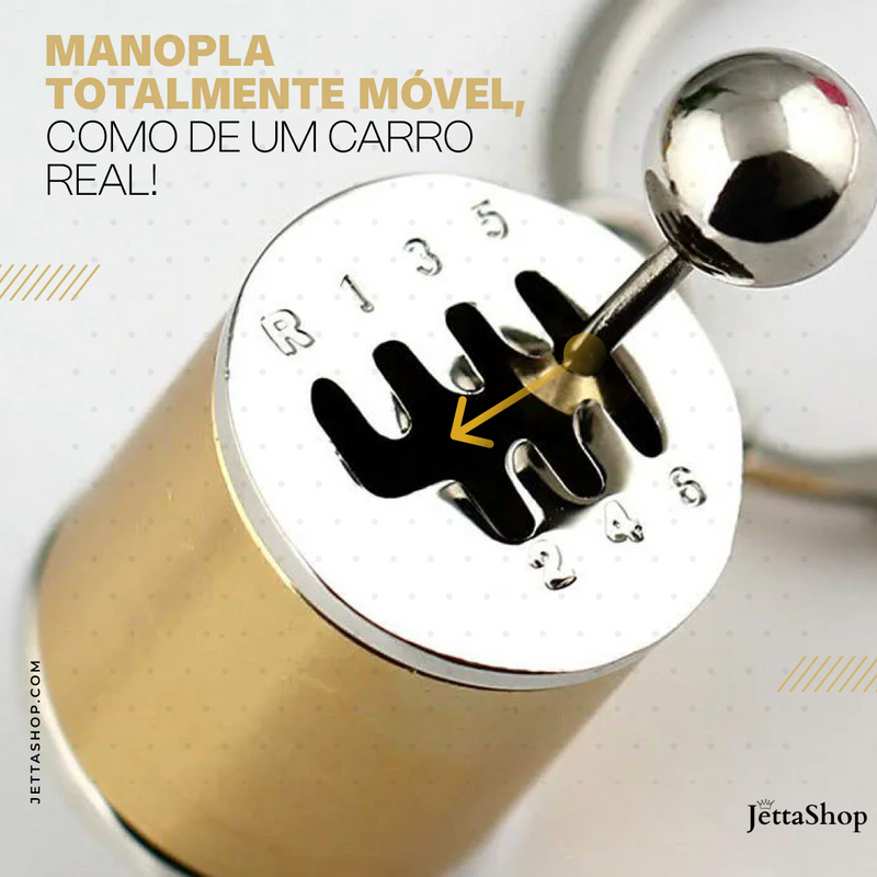 (PAGUE 1 LEVE 2) Chaveiro Câmbio Manual de 6 Marchas - Jetta KeyChain™