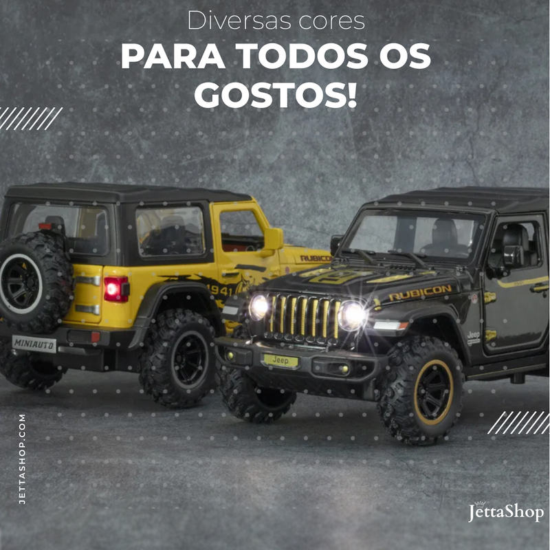 JettaMini's™ - Miniatura Jeep Wrangler Rubicon 1:32