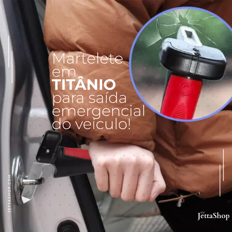 Bastão Auxiliar para Carros 5 em 1 - Jetta CarHandle™ [PROMOÇÃO LIMITADA ATÉ HOJE 23:59]