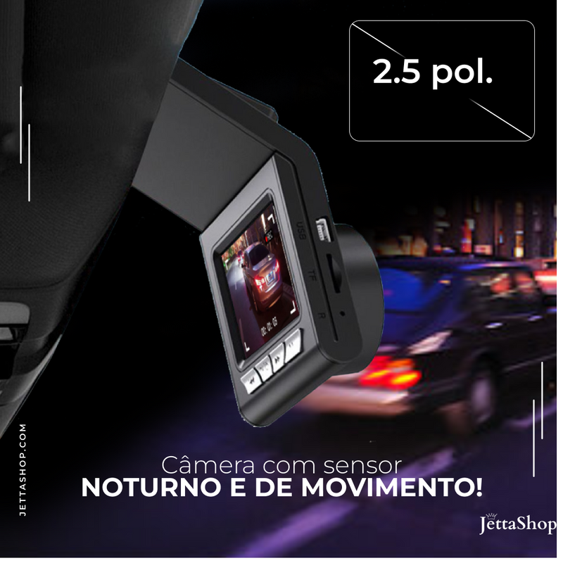 Câmera Automotiva com Foco Automático - DashJetta™ [PROMOÇÃO LIMITADA ATÉ HOJE 23:59]