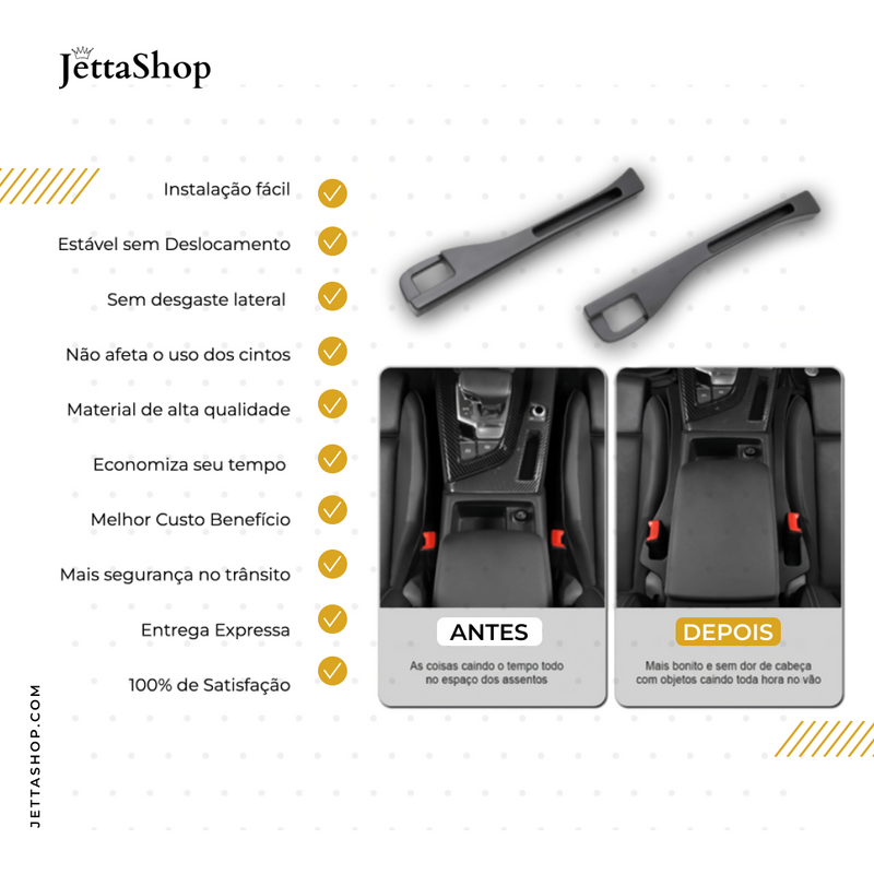 (Compre 1 Leve 2) JettaSafeGap™ - Protetor Lateral de Assento [PROMOÇÃO LIMITADA ATÉ 23:59 DE HOJE]