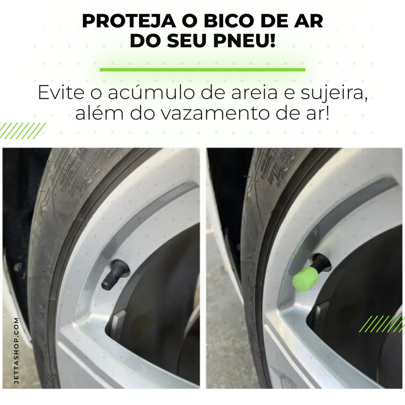 Tampa Fluorescente para Bico de Pneus - JettaLuminous™ (PROMOÇÃO LIMITADA ATÉ HOJE 23:59)