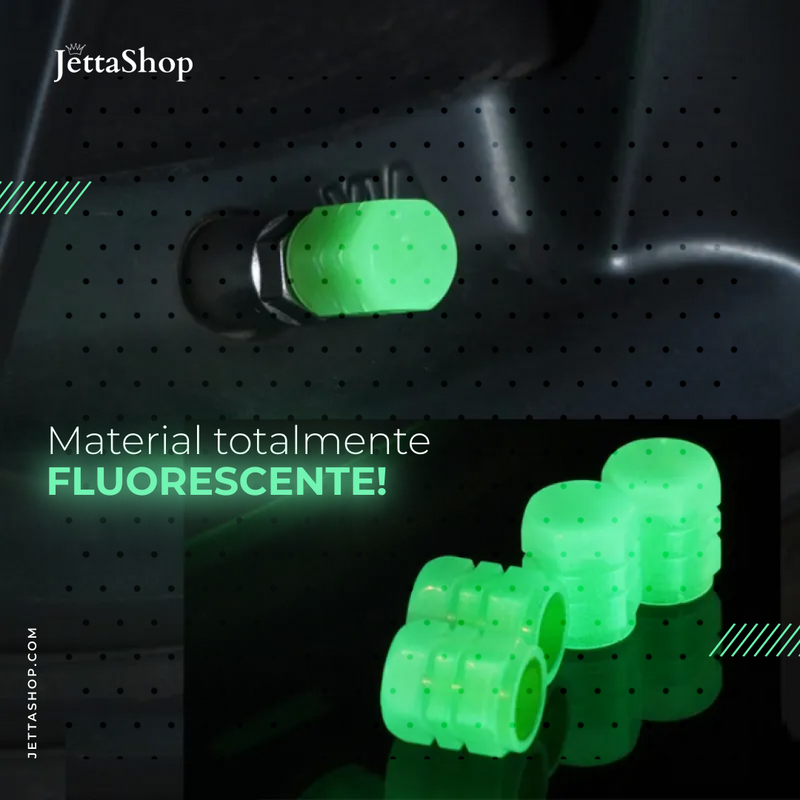 Tampa Fluorescente para Bico de Pneus - JettaLuminous™ (PROMOÇÃO LIMITADA ATÉ HOJE 23:59)