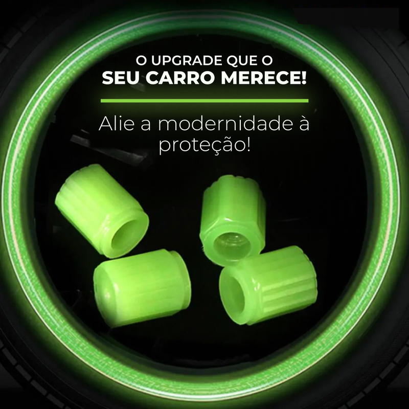 Tampa Fluorescente para Bico de Pneus - JettaLuminous™ (PROMOÇÃO LIMITADA ATÉ HOJE 23:59)