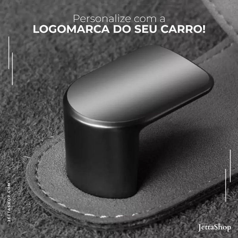 Suporte de Bolsas e Sacolas com Porta Copo Personalizado para Carros - Jetta CupBag™