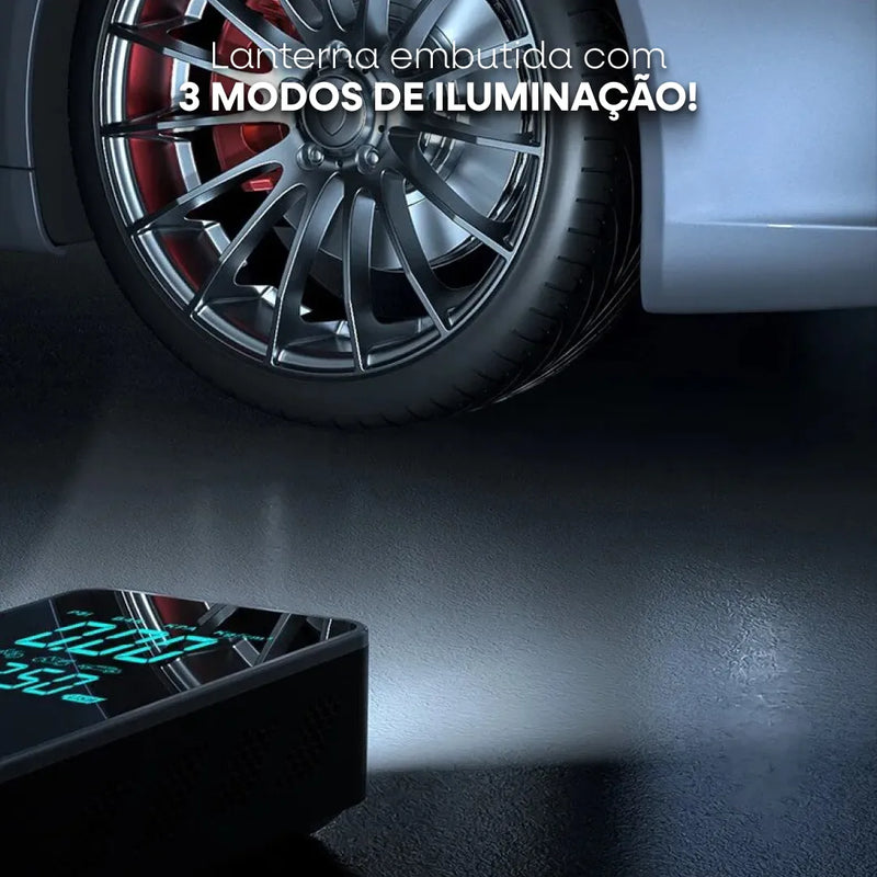 Bomba Elétrica Multiuso de Encher Pneu Automotivo - Compressor AirJetta™ [ÚLTIMAS UNIDADES🔥]