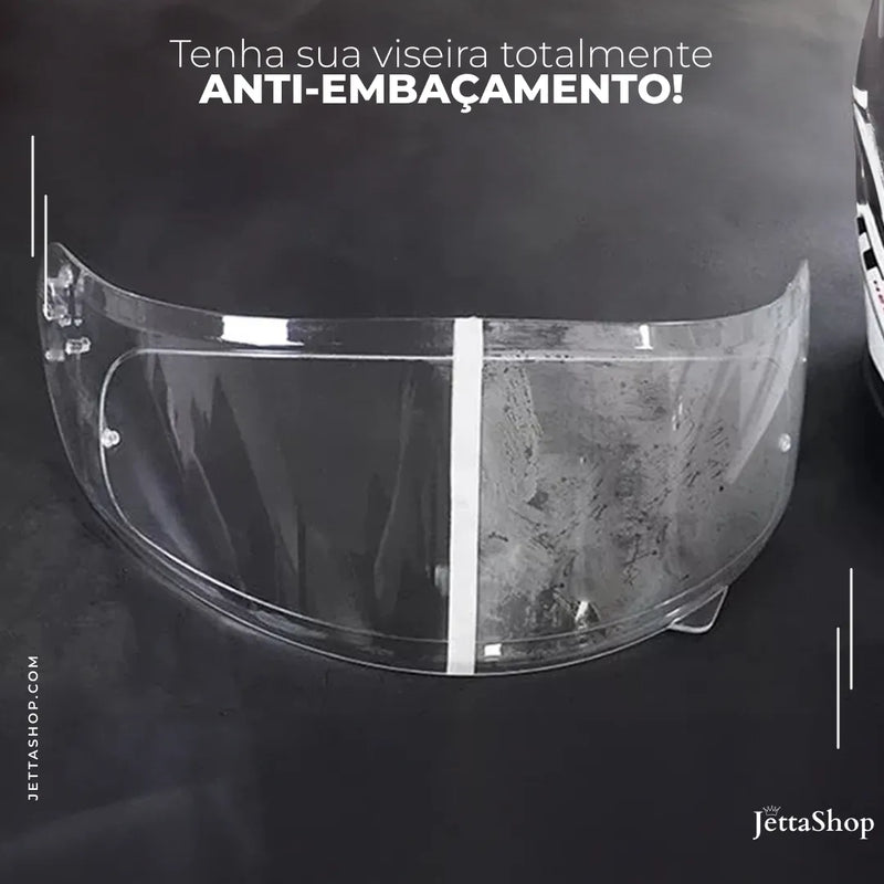 [COMPRE 1 LEVE 2] Insulfilm de Viseira para Capacete Anti Embaçante e Á Prova D'água - Jetta VisorMax™