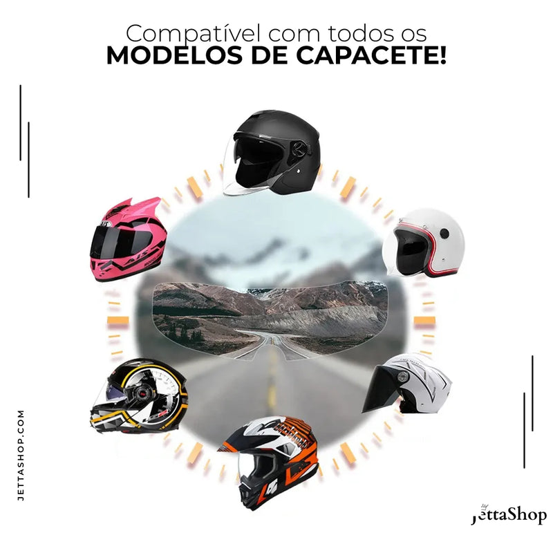 [COMPRE 1 LEVE 2] Insulfilm de Viseira para Capacete Anti Embaçante e Á Prova D'água - Jetta VisorMax™