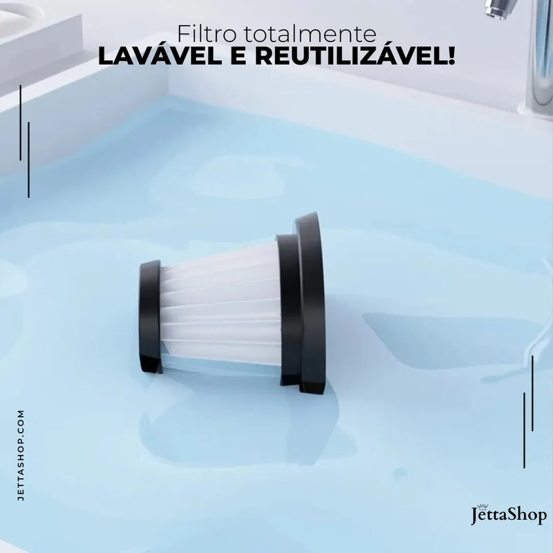 Aspirador Portátil PowerPulse™️ + 4 ACESSÓRIOS EXCLUSIVOS [BRINDE EXCLUSIVO + FRETE GRÁTIS ATÉ 23:59]