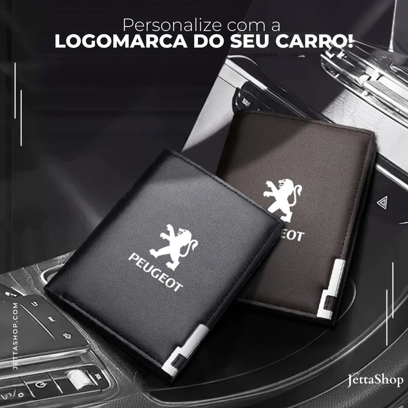 Carteira de Couro Personalizada - Elegance™ [ESTOQUE LIMITADO]