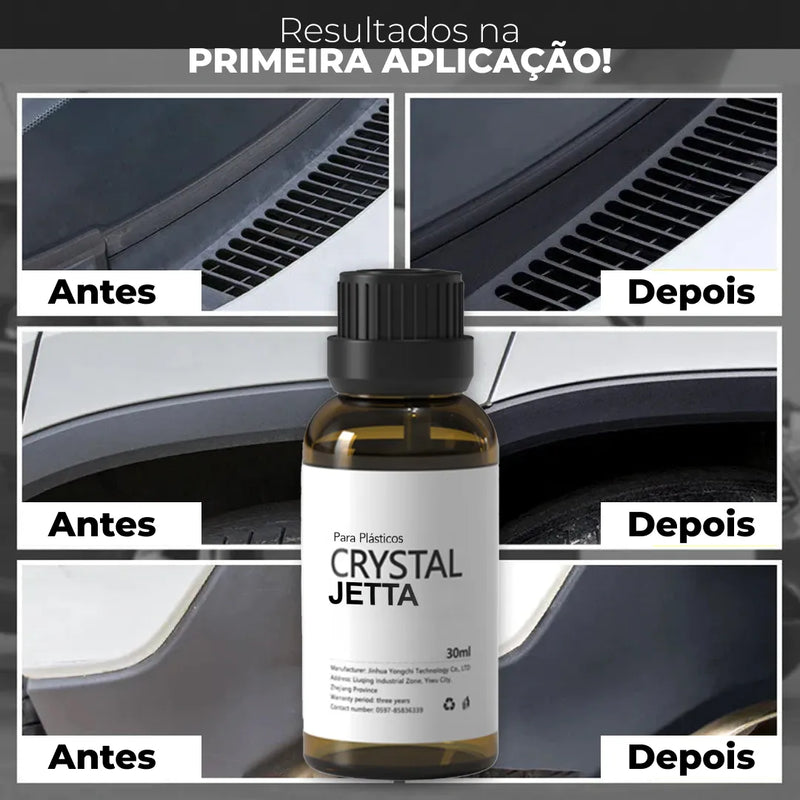 Revitalizador de Plásticos para Carros - CrystalJetta™ [PROMOÇÃO LIMITADA + BRINDE EXCLUSIVO]