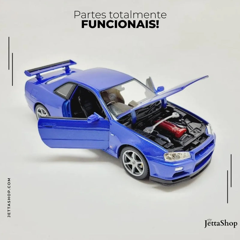 JettaMini's™ - Miniatura Nissan Skyline GTR R34 1:24