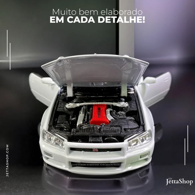 JettaMini's™ - Miniatura Nissan Skyline GTR R34 1:24