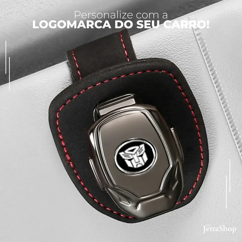 Porta Óculos Automotivo em Suede Personalizado - Jetta MiniClip™