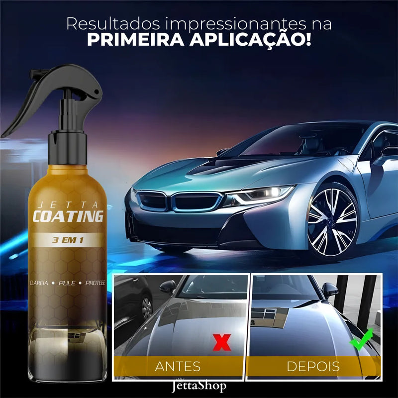 Spray de Renovação Cerâmica e Impermeabilizante 3 em 1 - Jetta Coating™ [ESTOQUE LIMITADO]