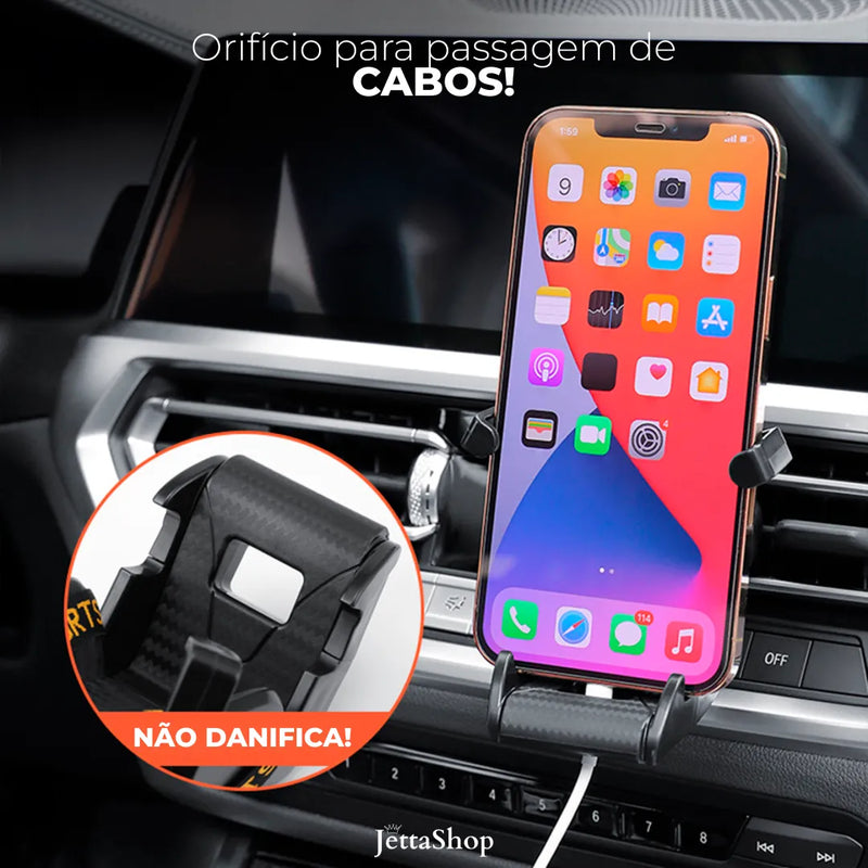 Suporte de Celular Automotivo com Design Esportivo - Jetta RaceFix™ [PRODUÇÃO EXCLUSIVA E LIMITADA]