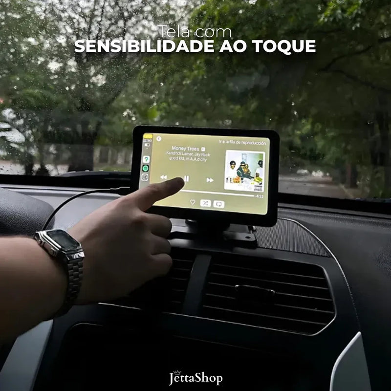 Multimídia CarPlay/Android Auto Universal Automotivo - Jetta MaxPlay™ [PROMOÇÃO LIMITADA]