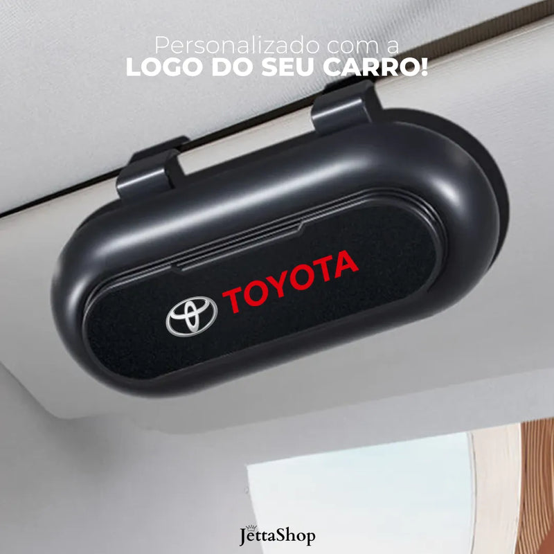 Porta Óculos Automotivo Personalizado - Jetta LuxGlass™ (PROMOÇÃO LIMITADA ATÉ HOJE 23:59)