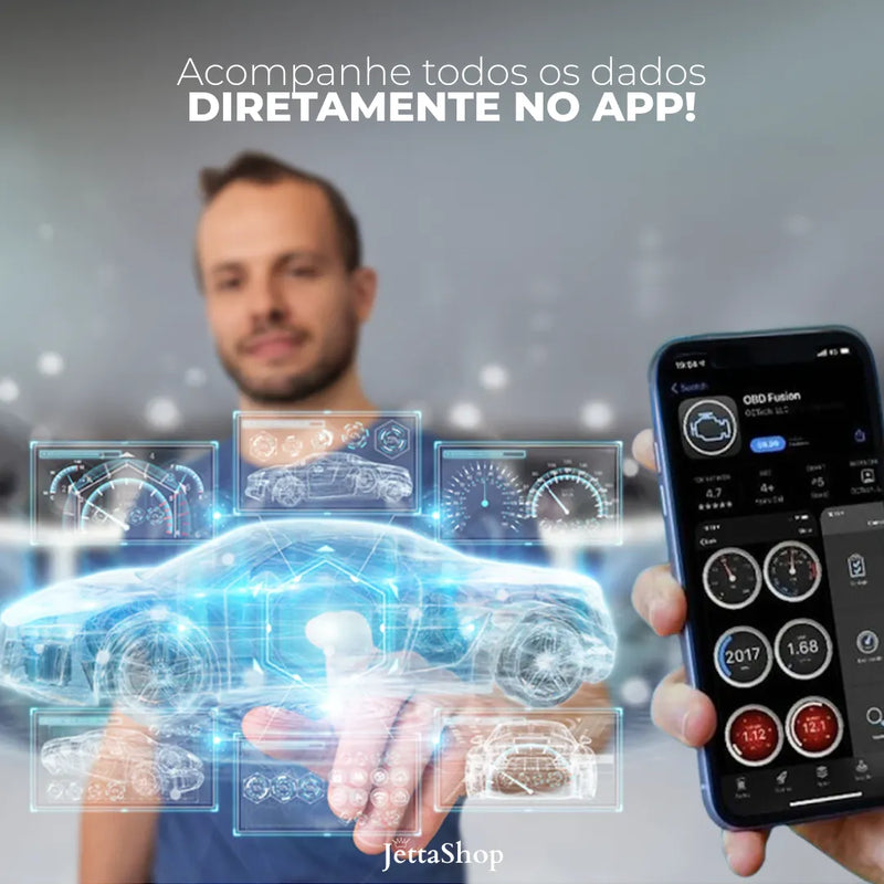 Jetta TorqueScan™ - Ferramenta de Diagnósticos para Carro OBD II [PROMOÇÃO LIMITADA]