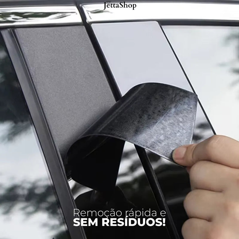 (PAGUE 1 LEVE 2) Adesivo Automotivo Personalizado para Coluna Central - PillarJetta™