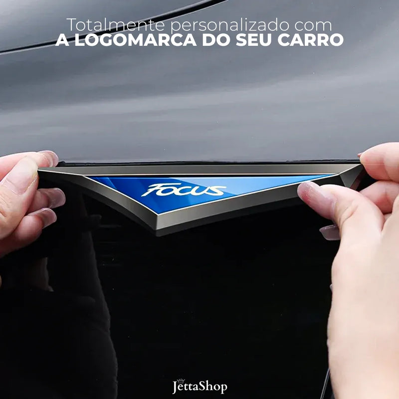 [PAGUE 1 LEVE 2] Adesivo Metálico para Lateral Automotivo Personalizado - MetalJetta™