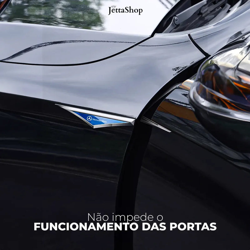 [PAGUE 1 LEVE 2] Adesivo Metálico para Lateral Automotivo Personalizado - MetalJetta™