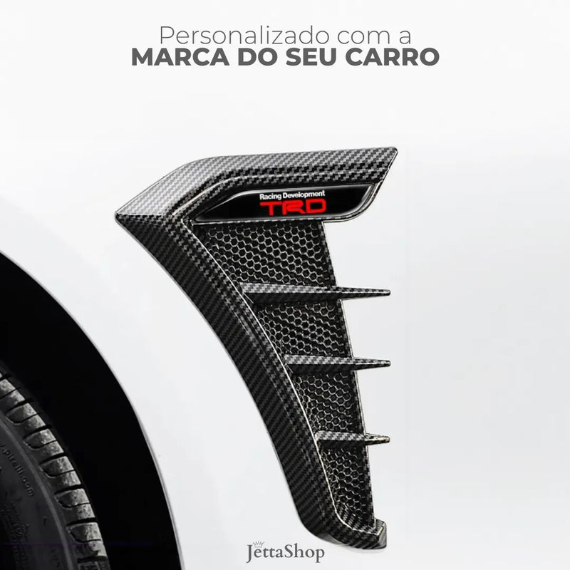 [PAGUE 1 LEVE 2] Adesivo Lateral Automotivo Personalizado em Fibra de Carbono - JettaCarbon™