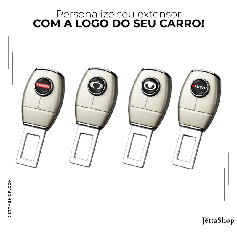 (COMPRE 1 LEVE 2) Extensor de Cinto de Segurança Personalizado - Jetta EasyBelt™