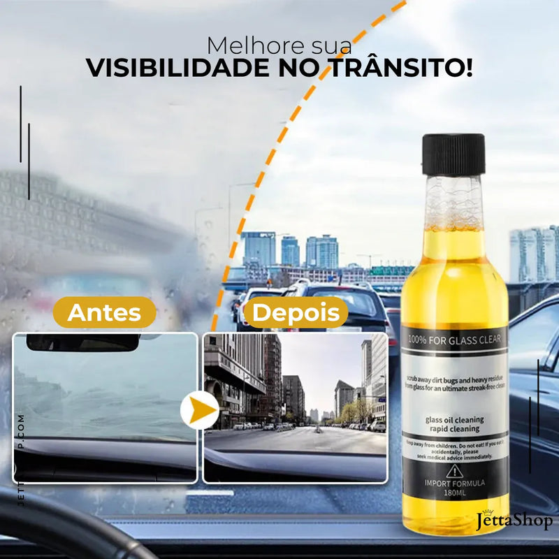 Óleo Impermeabilizante e Removedor de Manchas do Vidro - Jetta CleanOil™ [PROMOÇÃO LIMITADA]