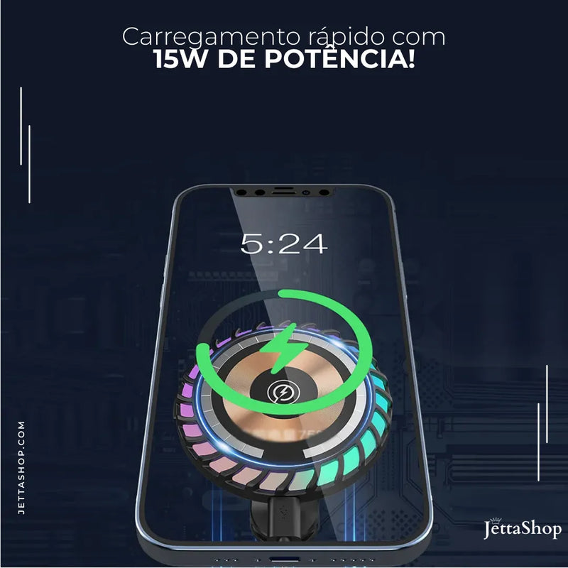 Jetta LedHolder™ - Suporte Magnético de Celular Automotivo 3 em 1 [PROMOÇÃO LIMITADA ATÉ HOJE 23:59]