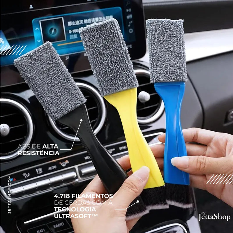 [PAGUE 1 LEVE 2] Mini Escova de Limpeza 2 em 1 para Interior Automotivo - Jetta MultiBrush™