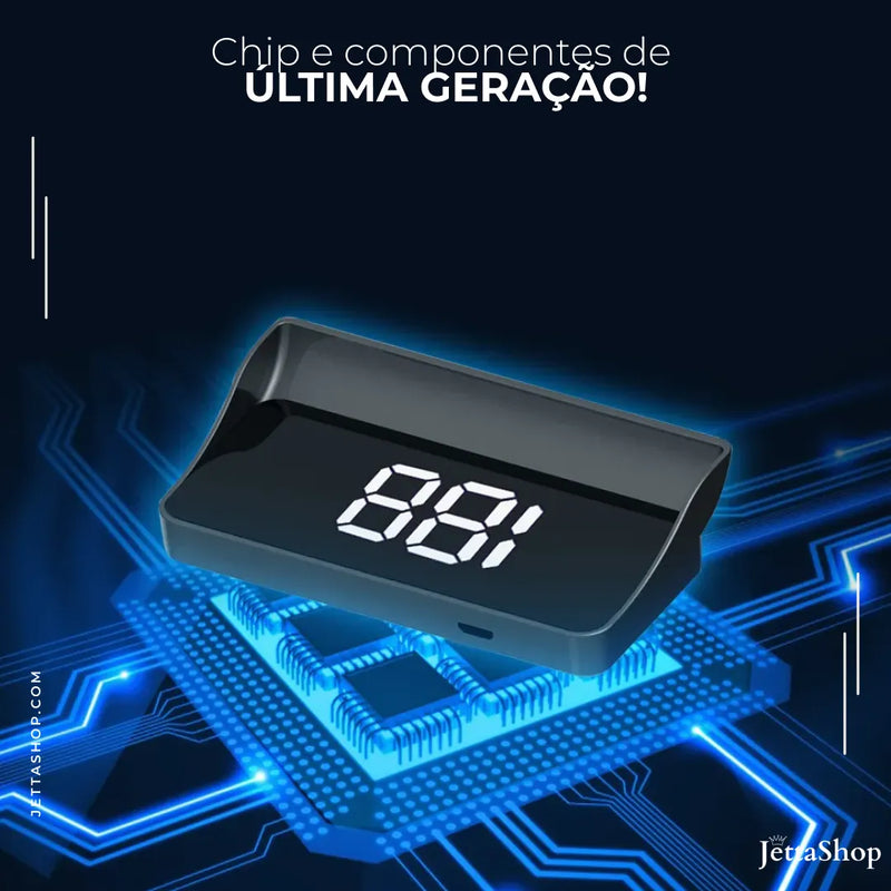 SpeedJetta™ - Velocímetro Digital Projetado com Display [PROMOÇÃO LIMITADA ATÉ HOJE 23:59]