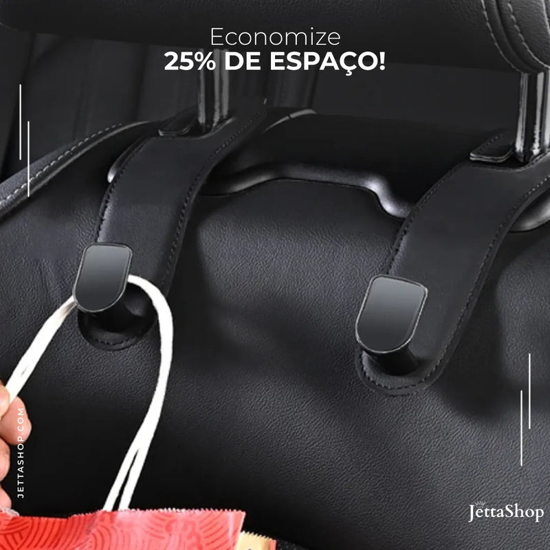 [COMPRE 1 LEVE 2] Suporte de Bolsas e Acessórios para Banco Automotivo - Jetta BagHook™